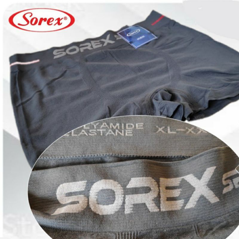 Celana Dalam PRIA Segiempat SOREX Jumbo (XL-XXL) - (M- L) RAJUT Karet BOXER Jumbo CD Seamles PRIA Per 1 Pc