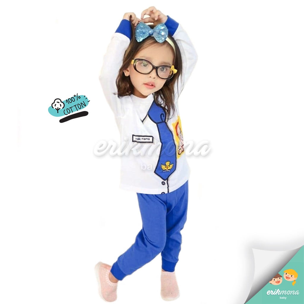 baju piyama anak baju anak cowo cewe piyama bayi model SMP 2y 3y 4y