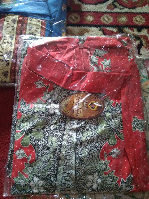 Tunik Batik Santika Pias Cibulan #3 Tunic Batik Cewek Ayu Long Seragam Batik Kerja Wanita Muslim