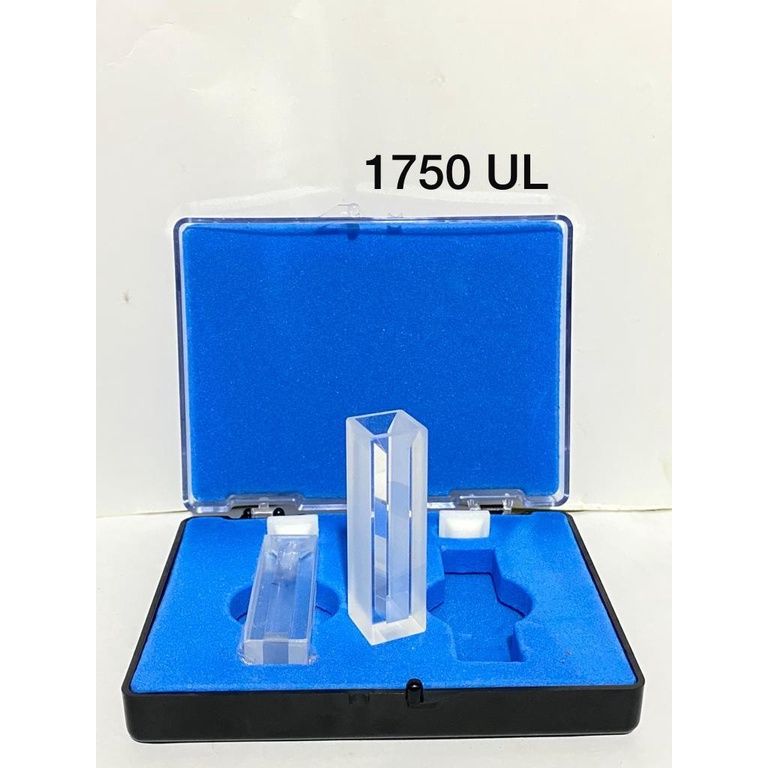 Jual Micro quartz cuvette with lid 1750 ul / Kuvet Kuarsa Mikro 1750 ul