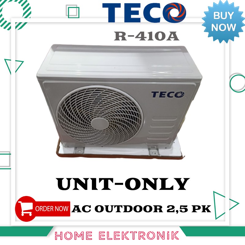 AC OUTDOOR TECO 2,5 PK UNIT-ONLY