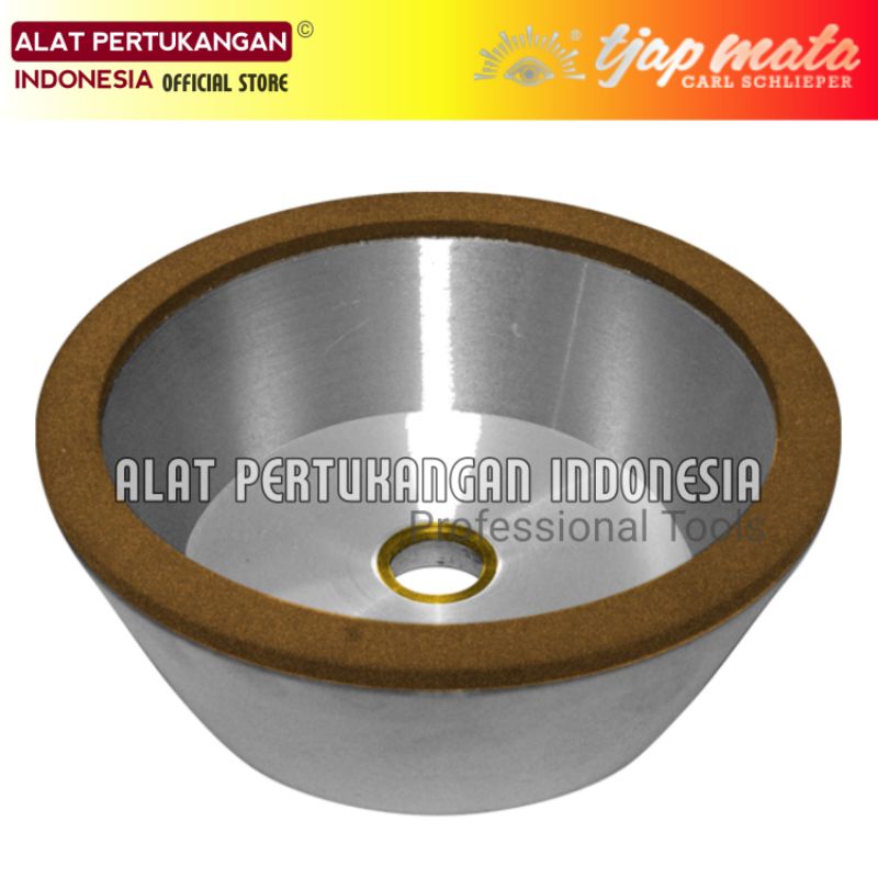 TJAP MATA Diamond Grinding Wheel Asah TCT Batu Gerinda Mangkok 5 6 inch