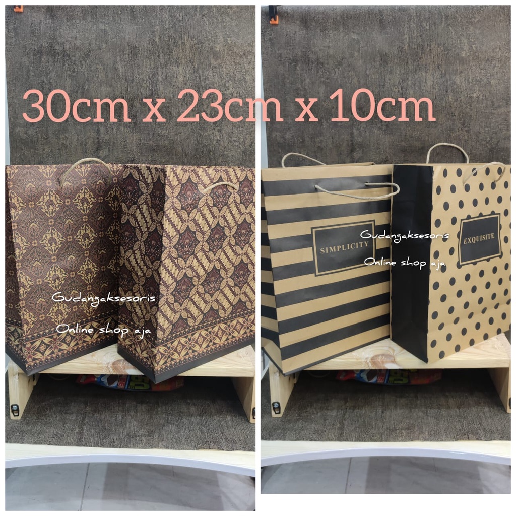 paper BAG tali craft medium sedang murah DAN tebal high quality