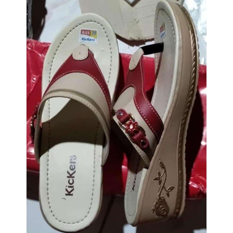 Sandal wanita wedges kickers tali