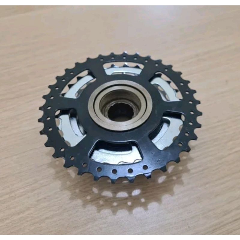 Gear gir Freewheel Sprocket free wheel 8 Speed 13T-34T Model Ulir Drat Megarange Sprockets Sepeda bike 8sp Sp 13 T - 34 T