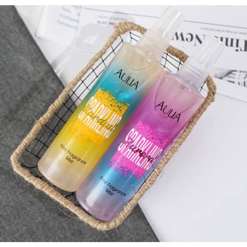 ✿ELYSABETHME✿ [ESENSES] Aulia body mist wangi parfum sparkling glitter bling