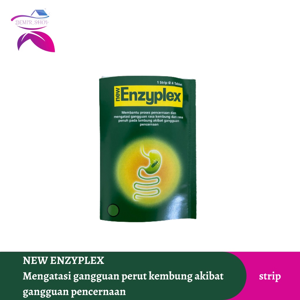 New Enzyplex Tablet - Obat Untuk Kembung &amp; Gangguan Pencernaan