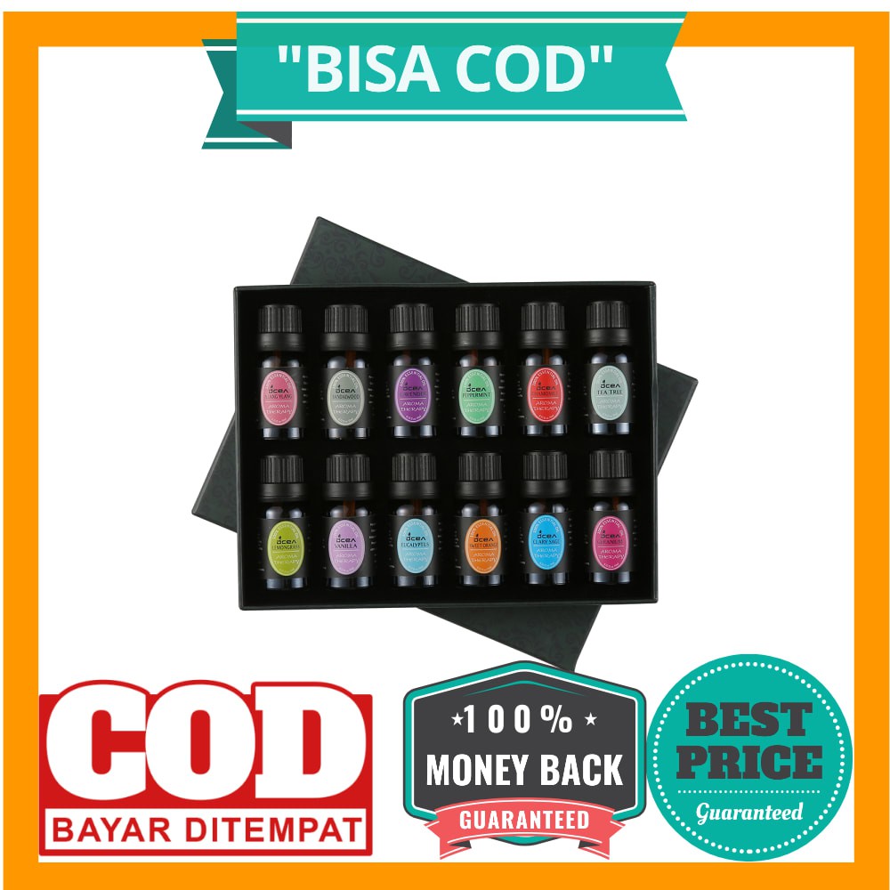 BISA COD DCEA Minyak Aromatherapy 12 in 1 Essential Fragrance Oil 10ml - RH-12