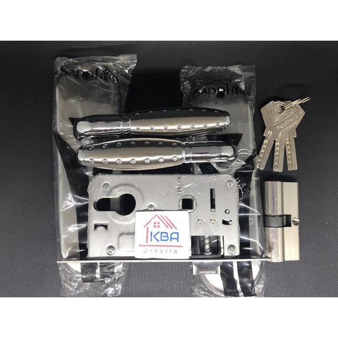 Kunci Pintu Rumah Ukuran KECIL NICOLE / Handle Pintu Kecil + Body