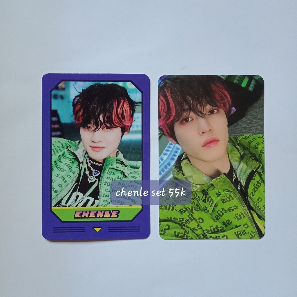 (READY) photocard digipack glitch mode nct dream trading card matching game card glimo chenle set
