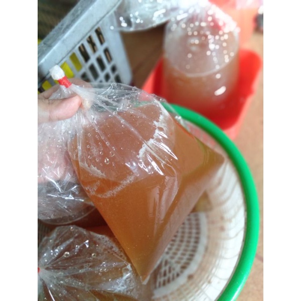 

madu 1kg packing plastik khusus dalam pulau Rp.172000