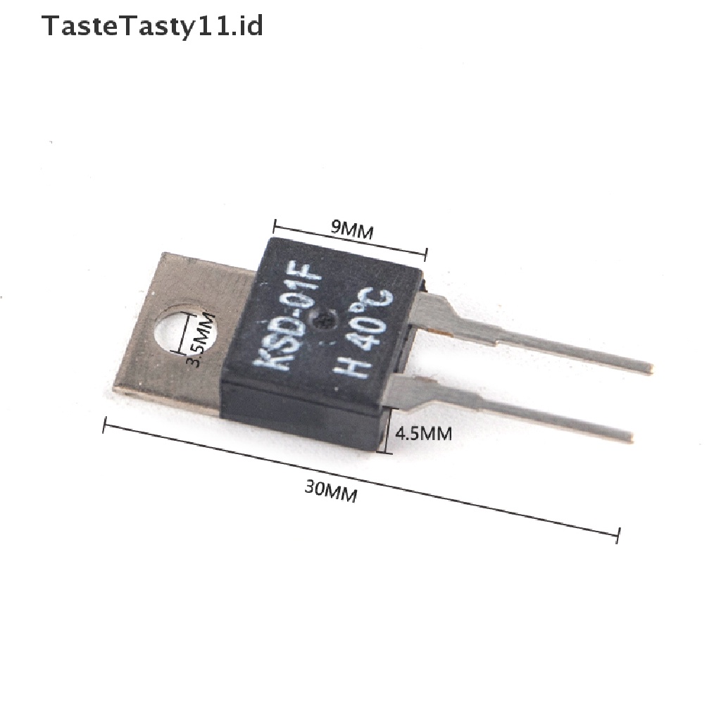 (TasteTasty) 20-80℃ Ksd-01f Termostat Saklar Sensor Suhu Termal Tertutup Normal