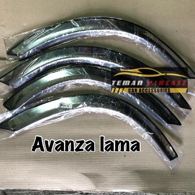 LIST LIS ATAS BAN OVER FENDER TRIM MOBIL AVANZA XENIA LAMA STAINLESS