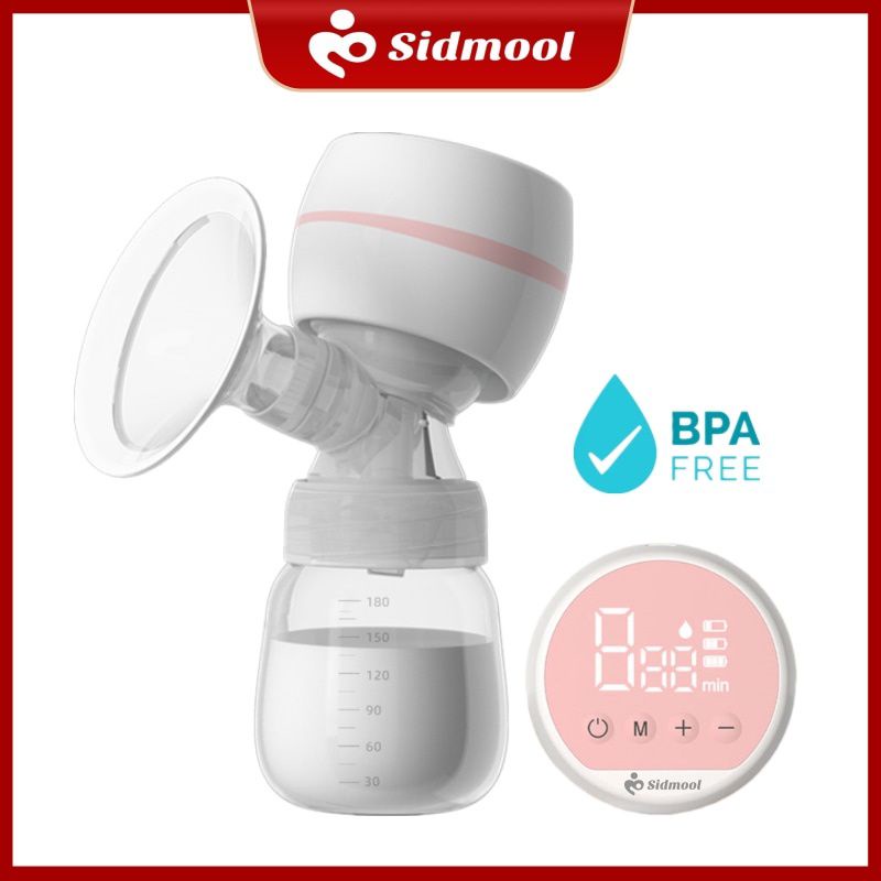 SIDMOOL Pompa ASI Elektrik Portable Tanpa Rasa Sakit Painless