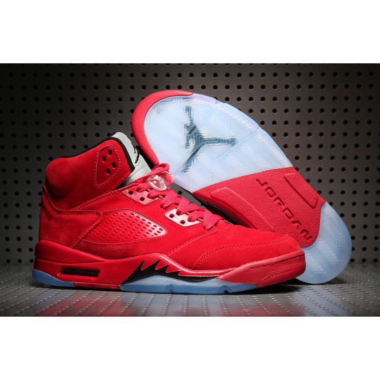 red suede air jordan 5