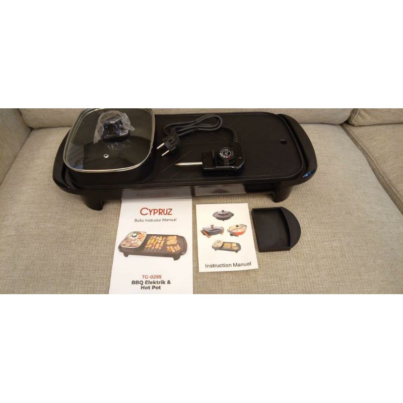 Cypruz BBQ Electric Hot Pot/BBQ Electric Cypruz hot pot