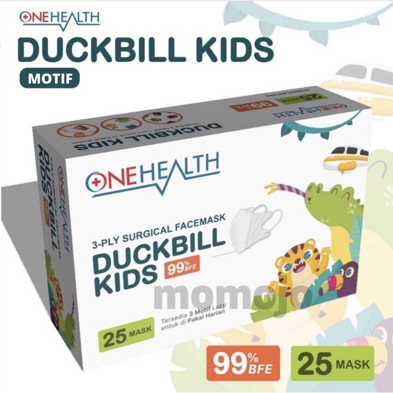 ONEHEALTH MASKER SURGICAL | DUCKBILL KIDS 3 PLY SURGICAL