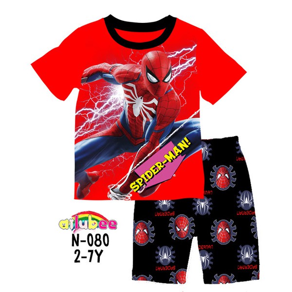 

SET SPIDERMAN RED BLACK