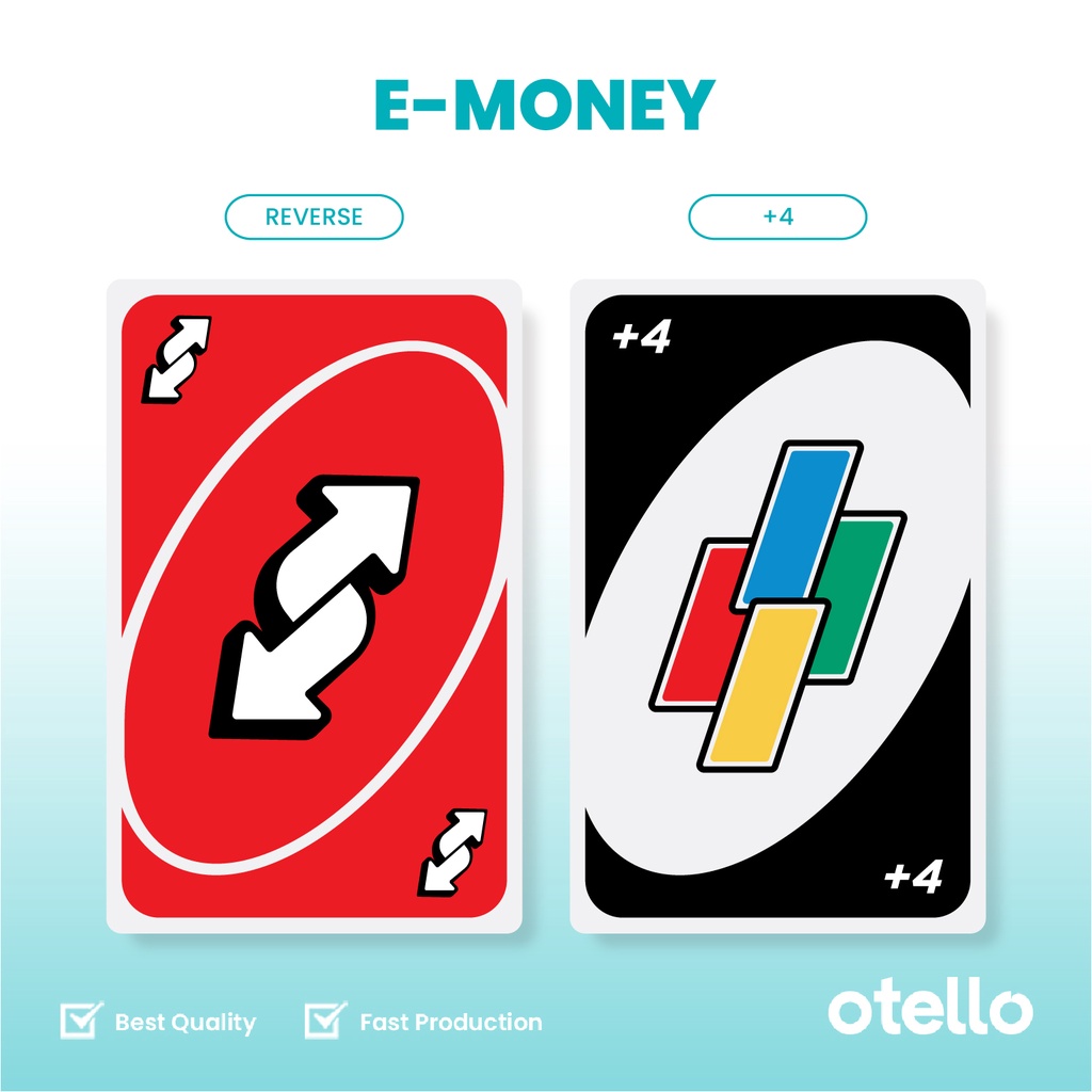 Kartu eMoney Uno e-Money Card eToll Mandiri Lucu Games Unik Keren Permainan