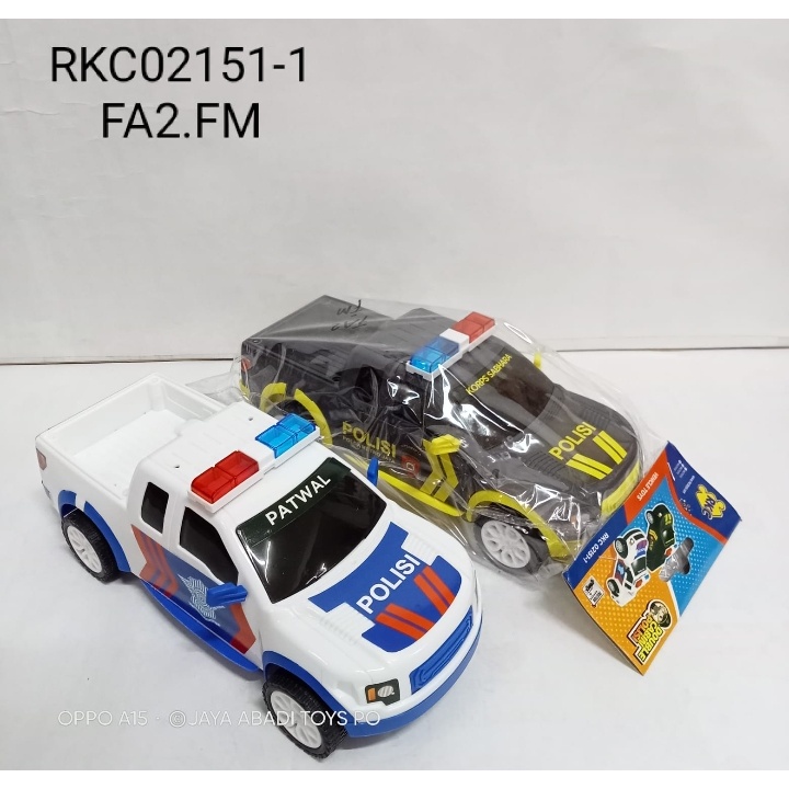 02151-1 Mainan Mobil Polisi Bak Pick up RKC02151-1