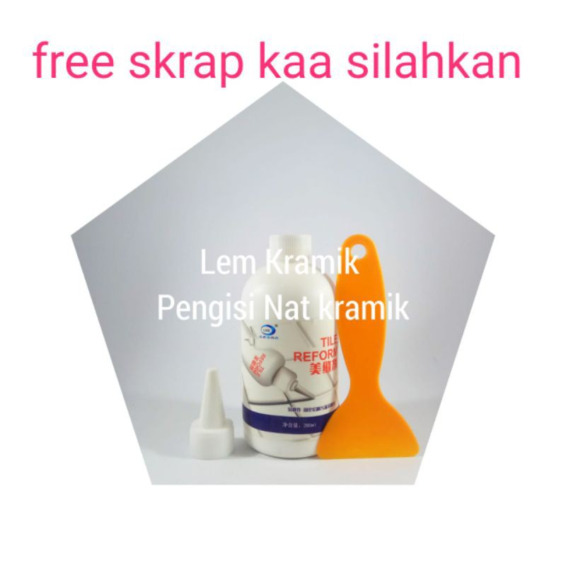 Sealant Putih 280ML dekorasi pengisi Celah Gap Nat Kramik Lantai Dinding