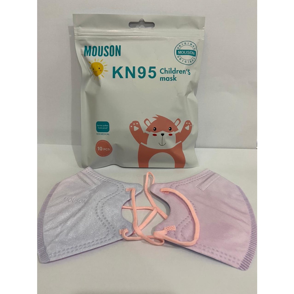 MASKER ANAK KN95 MOUSON ISI 10PCS 5PLY 5 LAPISAN