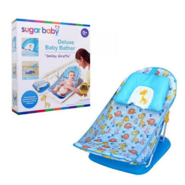 Baby Bather Sugar Baby Smiley Giraffe Blue Kursi Mandi Baby Bather Sugar Baby Smiley Giraffe Blue Kursi Mandi