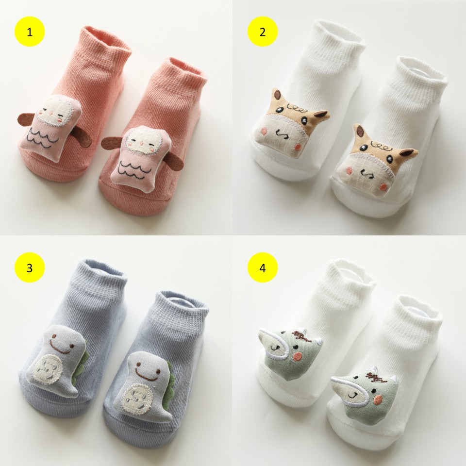 Kaos Kaki Bayi Anti Slip / Kaus Kaki Bayi / Kaos Kaki Anak (K005)