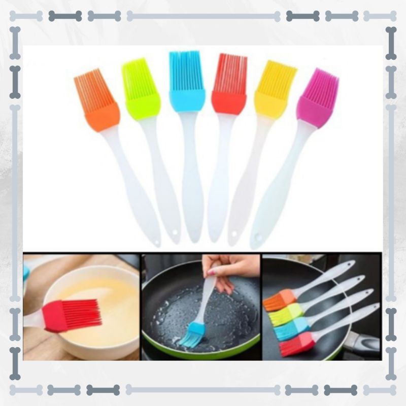 Kuas Silikon Olesan Kue / Silicone Brush Cake Mentega BBQ