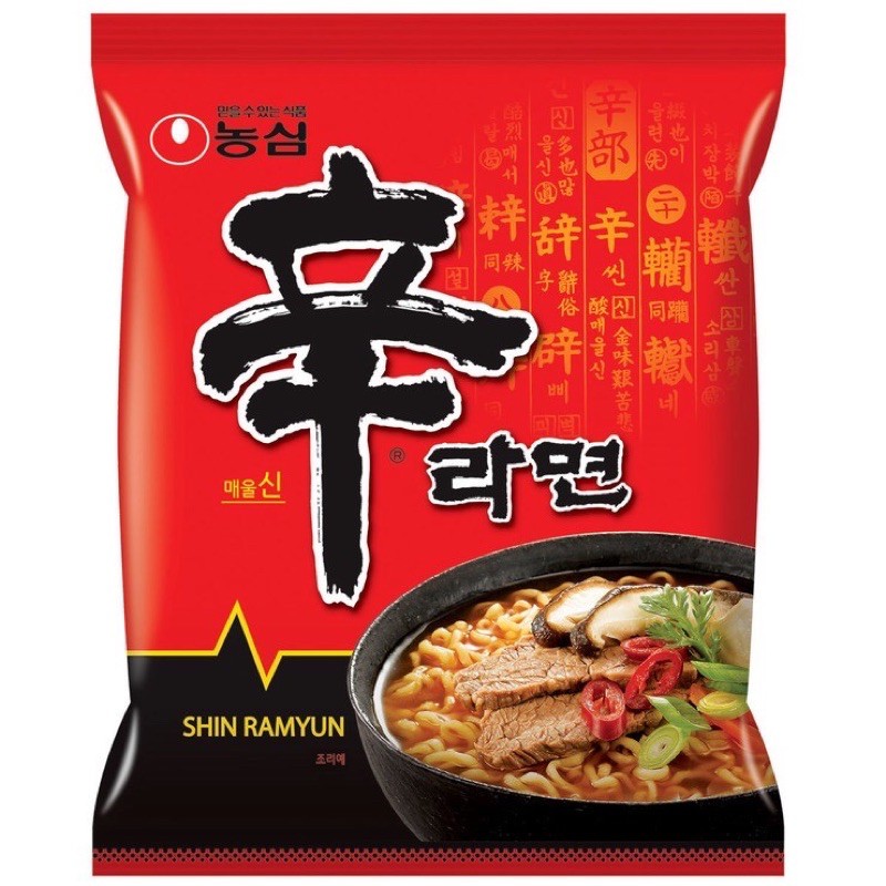 

NONGSHIM SHIN RAMYEON MIE INSTAN KOREA SHIN RAMYUN SPICY SOUP NOODLE