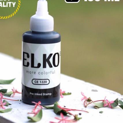 

Tinta Stempel Flash Trodat Otomatis Warna HITAM isi 100 ML ELKO Waterproof .