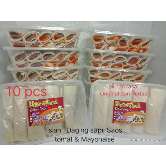 Kebab Mini isi 10 pcs (JABODETABEK)