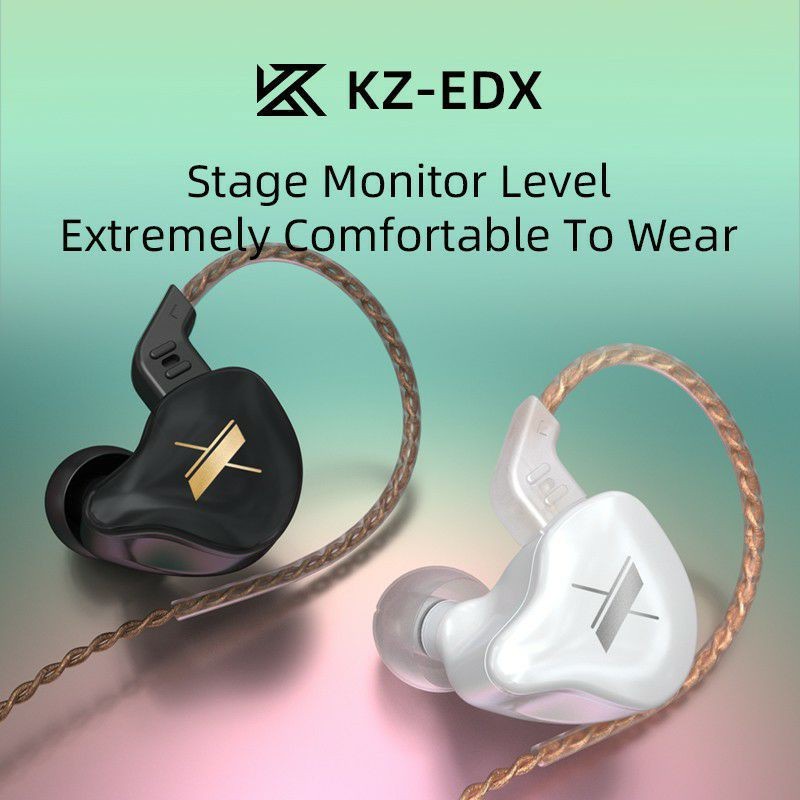 Knowledge Zenith KZ EDX with MIC Dynamic Driver Stage Monitoring Earphone ORIGINAL-5