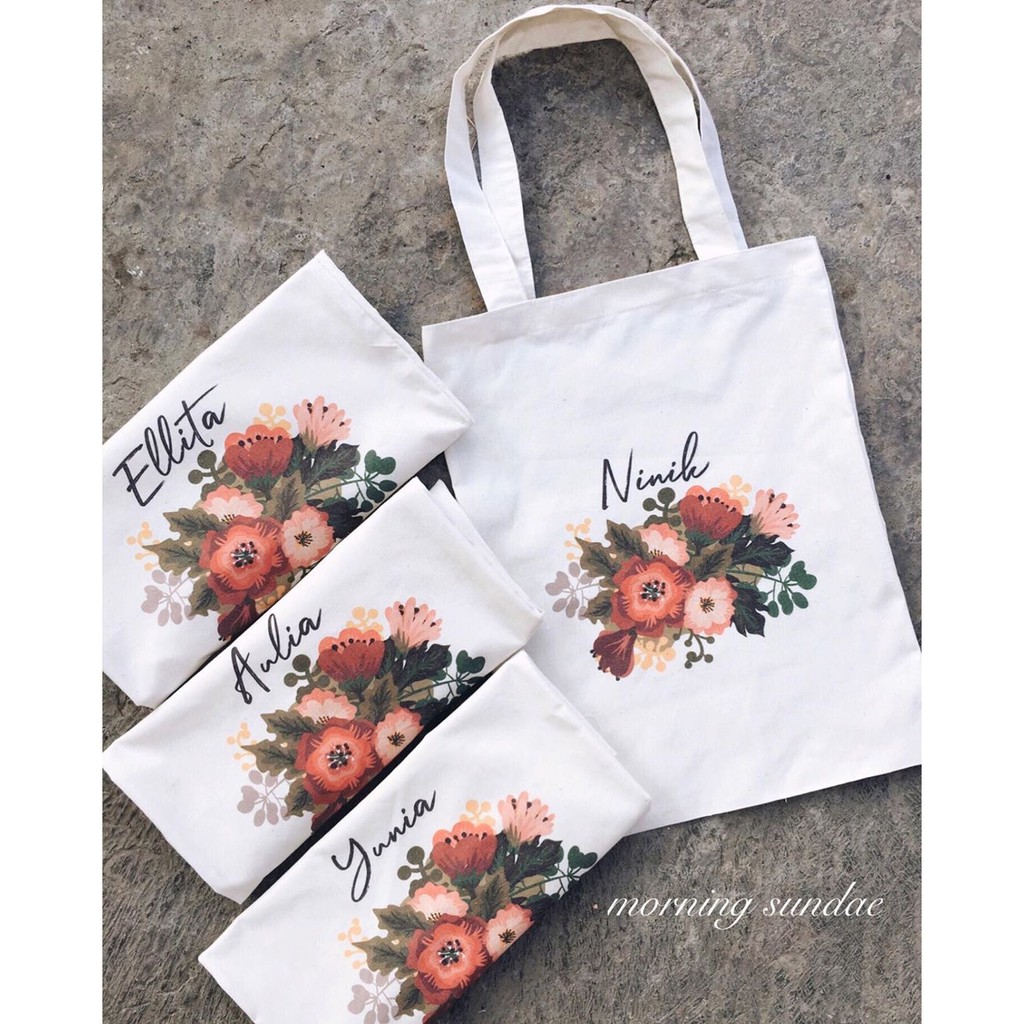 Totebag belacu custom fullcolor print (Minimal order 10 pcs)