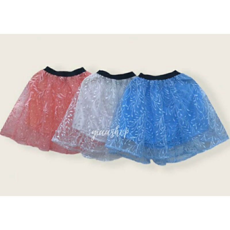 (FREE SCRUNCHIE TILLE) ROK ANAK TILLE GLITTER PREMIUM/ROK ANAK 2-5 TAHUN/ROK TILE