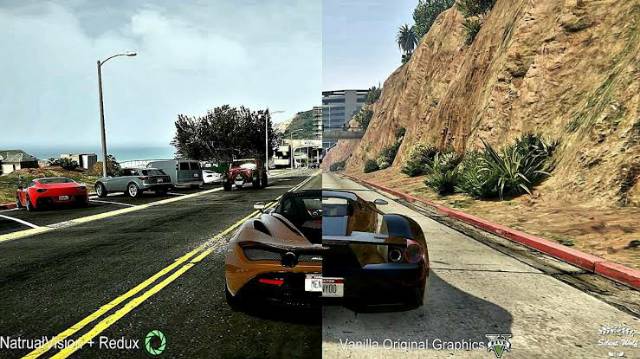 Network redux gta 5 rp. Нетворк редукс ГТА 5. GTA V Vanilla. GTA 5 vs Redux. GTA V Original vs Redux.