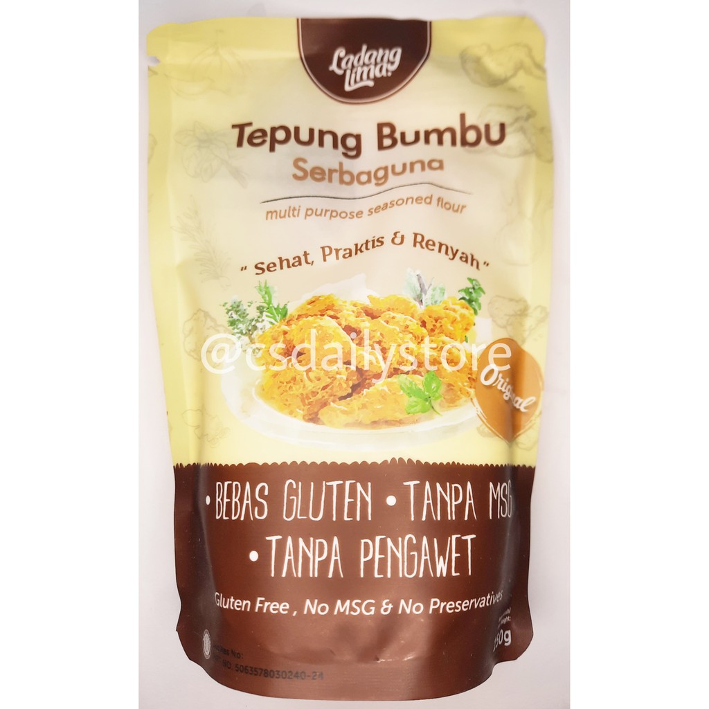 

Tepung Bumbu Serbaguna Gluten Free