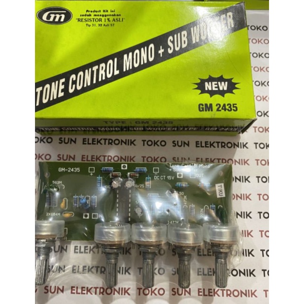Kit Tone Control Mono + Subwoofer GM2435 GM 2435