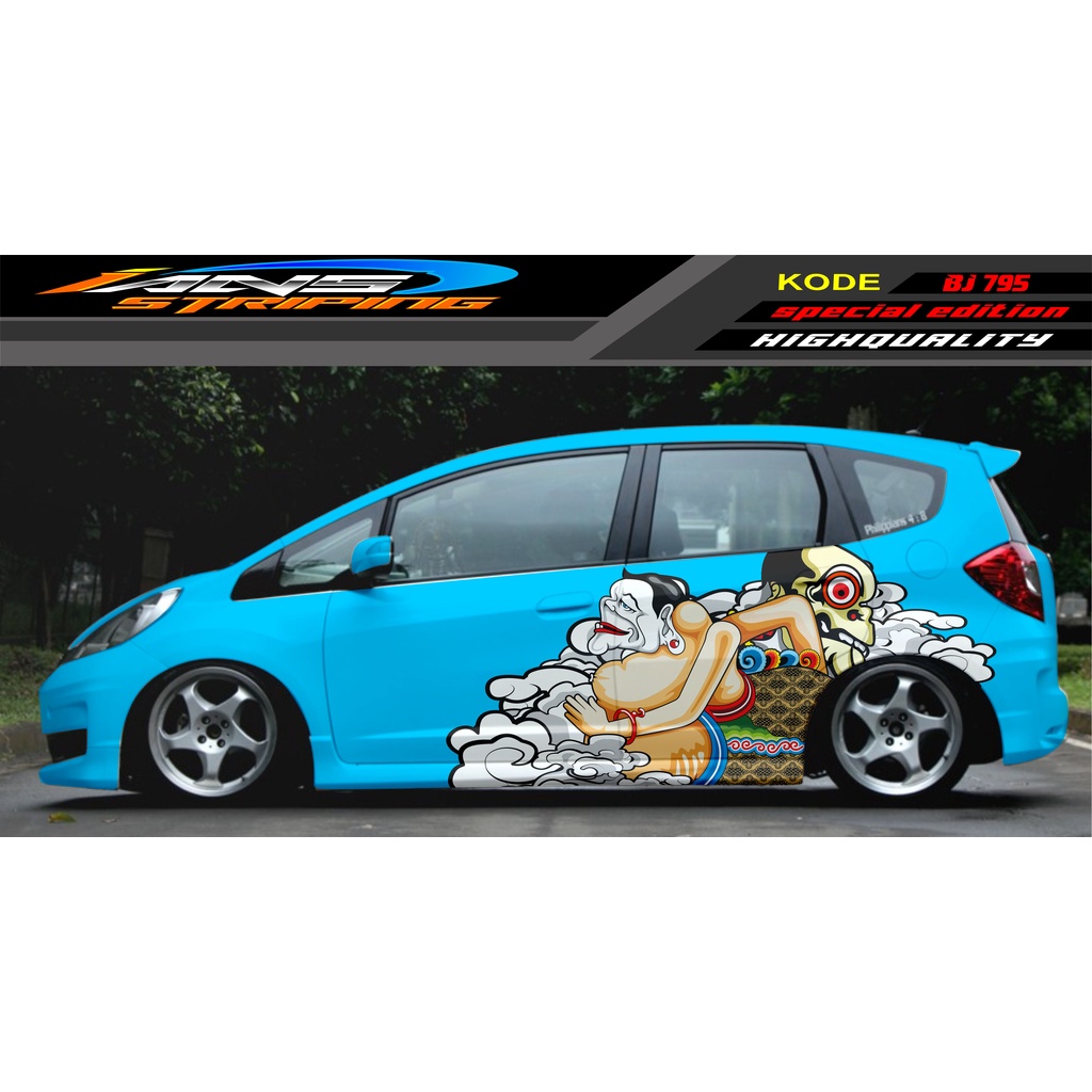 DECAL STIKER MOBIL JAZZ BRIO AVANZA SIGRA YARIS / STIKER VARIASI MOBIL / MODIF STICKER MOBIL 620