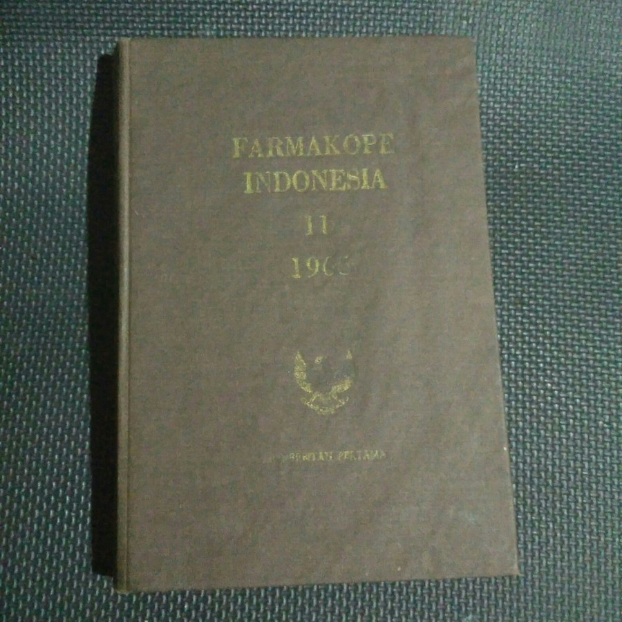 Buku farmakope Indonesia ll 1965