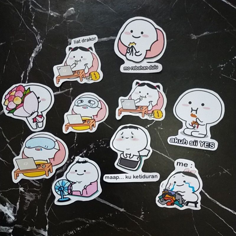 

Sticker Aesthetic Pentol 2