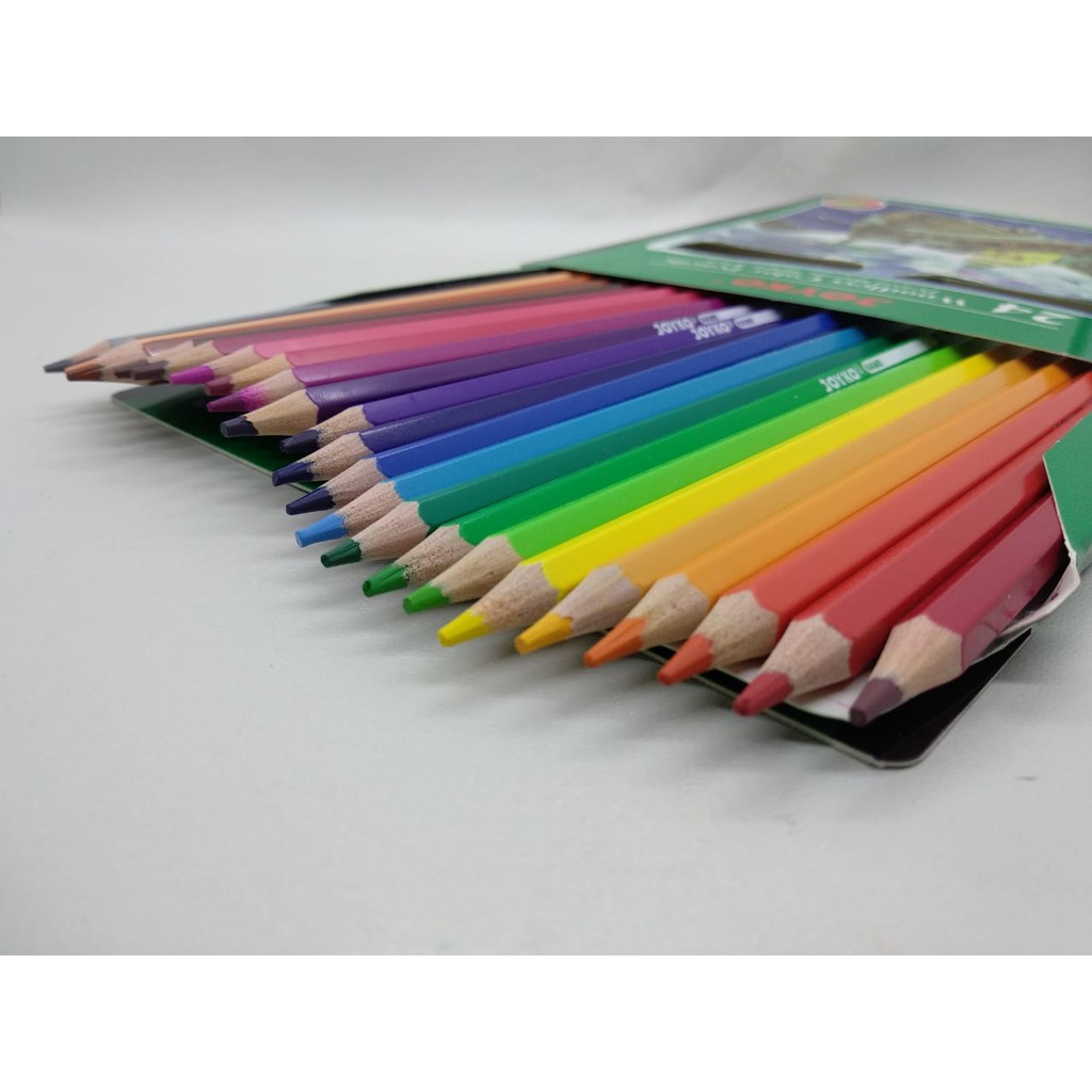 Pensil warna / Color pencils CP-104 24 warna Joyko-4