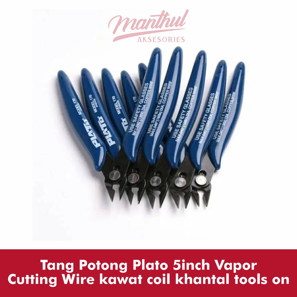 Tang Potong Plato 5inch Vapor Cutting Wire kawat coil khantal tools on