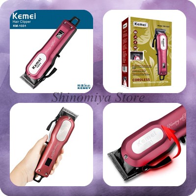 HAIR CLIPPER KEMEI 1031||CORDLESS CLIPPER||ALAT MESIN CUKUR RAMBUT TANPA KABEL||KETAM ELEKTRIK