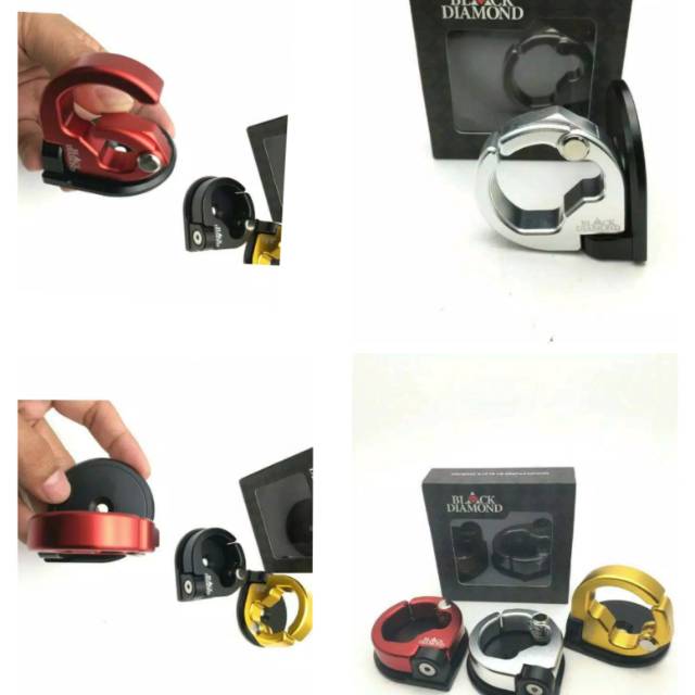 GANTUNGAN BARANG NMAX / AEROX / VARIO /MIO BLACK DIAMOND BULAT