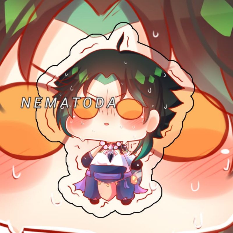 Gantungan Kunci Genshin Impact Xiao Gemoy - Keychain Genshin Impact Xiao Gemoy