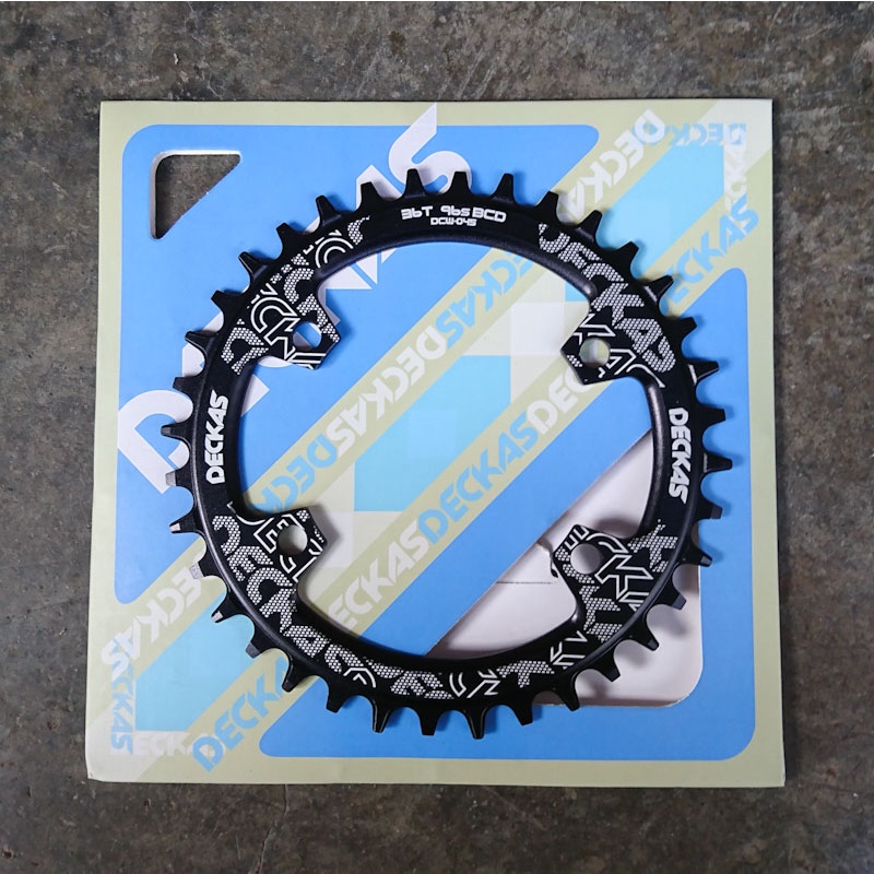 Chainring Deckas BCD96 Round 36T Narrow Wide Deore SLX XT