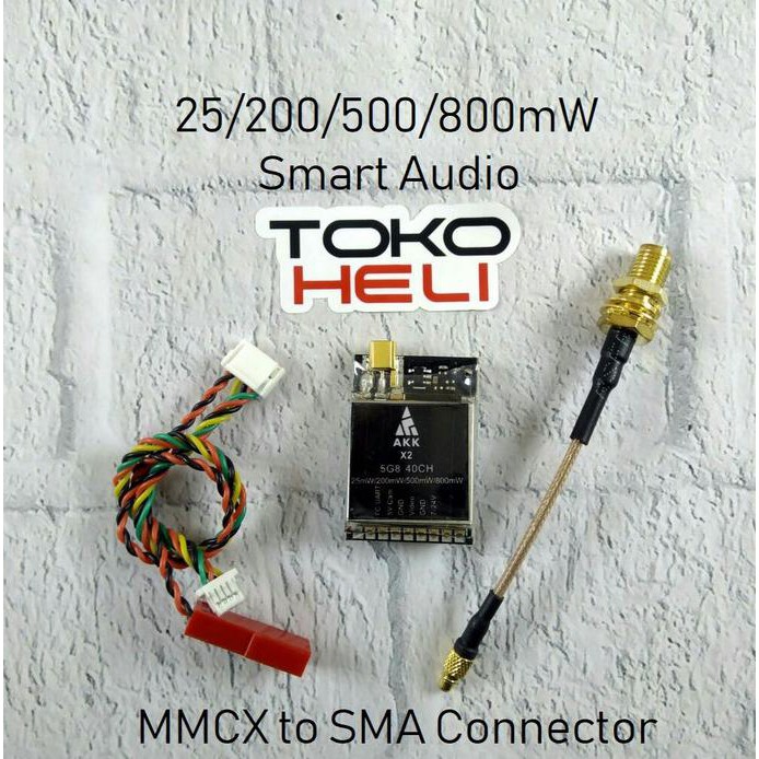 PROMO TERMURAH AKK X2 MMCX 5.8G Smart Audio w/ Mic 800mW 500mW 200mW 25mW VTX AP171