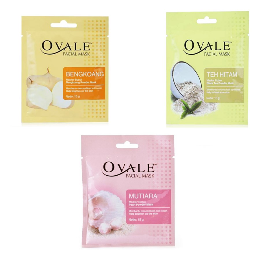 Ovale Facial Mask Powder Sachet 15 gr (KI)