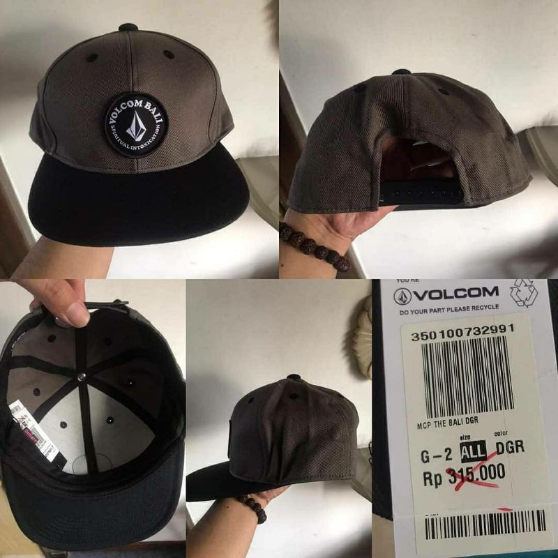 Topi Volcom The Bali DGR Original